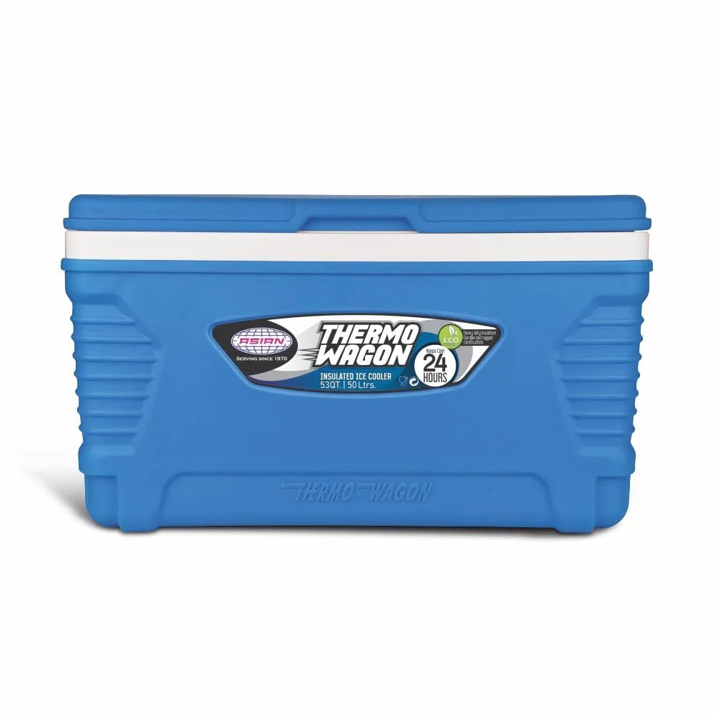 Thermo Wagon Insulated Ice Cooler 50Ltr Blue Thermo Wagon Insulated Ice Cooler 50Ltr Blue
